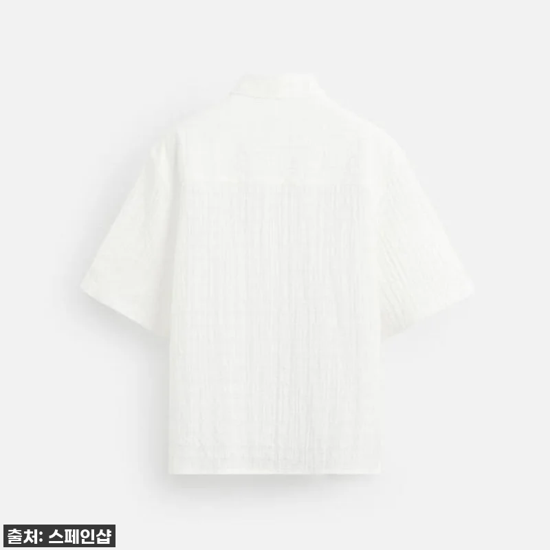 자라 텍스처 체크 릴렉스핏 반팔셔츠, 관련 이미지 6