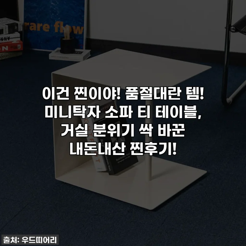 이건 찐이야! 품절대란 템! 미니탁자 소파 티 테이블, 거실 분위기 싹 바꾼 내돈내산 찐후기!