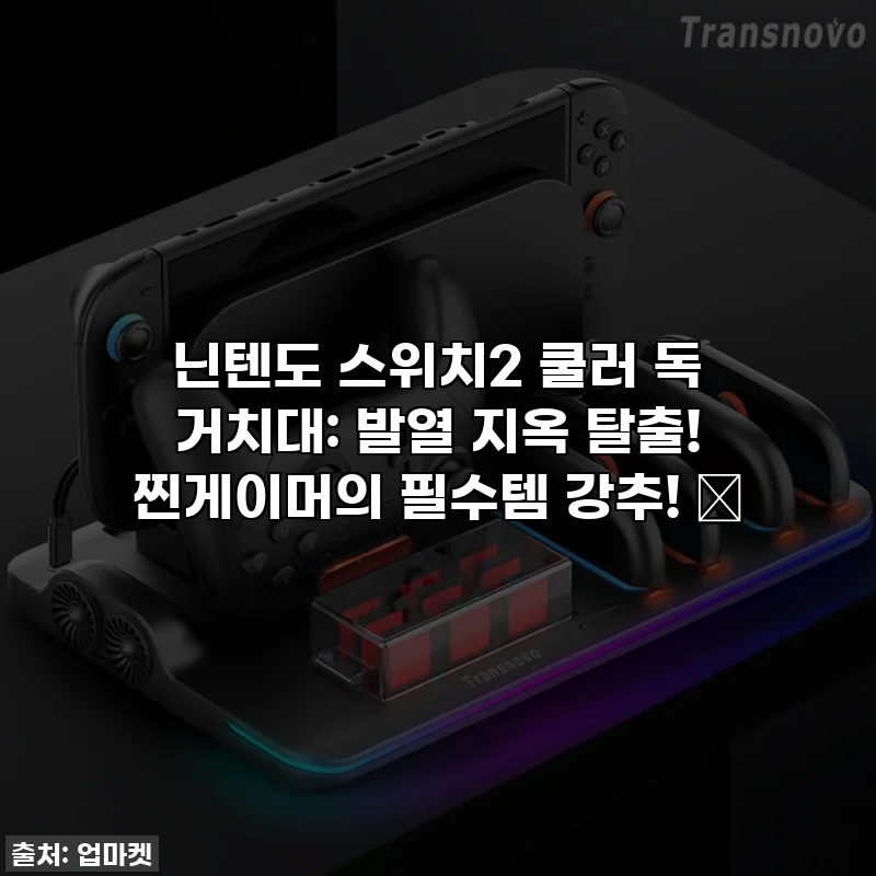 닌텐도 스위치2 쿨러 독 거치대: 발열 지옥 탈출! 찐게이머의 필수템 강추! ✨