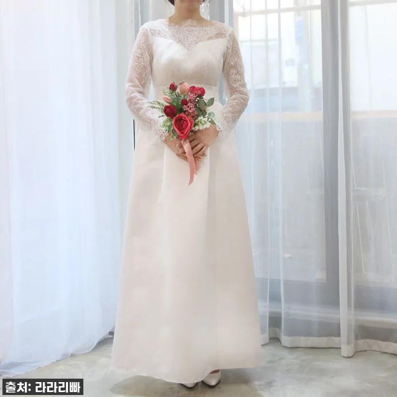 (국내당일출고) 스몰웨딩 드레스 A라 관련 이미지 2