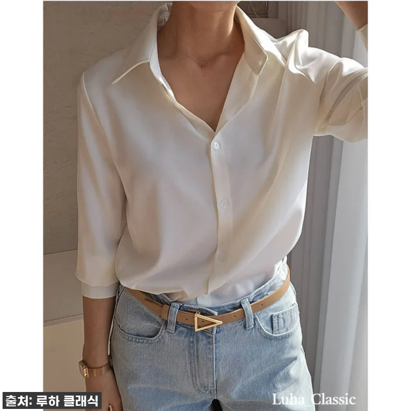 ✨ 품절대란템! 새틴 블라우스, 드디 관련 이미지 4