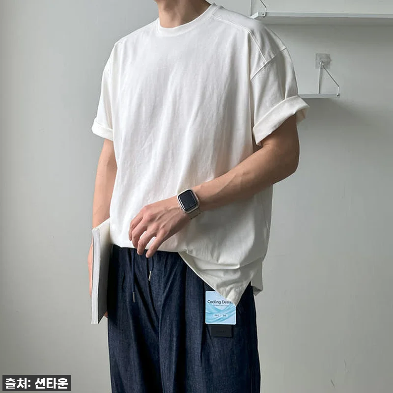 남자 반팔티 분또 절개 쿨 티셔츠 남 관련 이미지 5