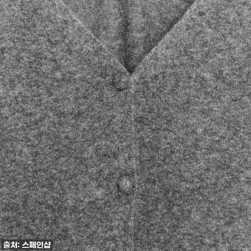 자라 프리미엄 울캐시미어 브이넥 가디 관련 이미지 5