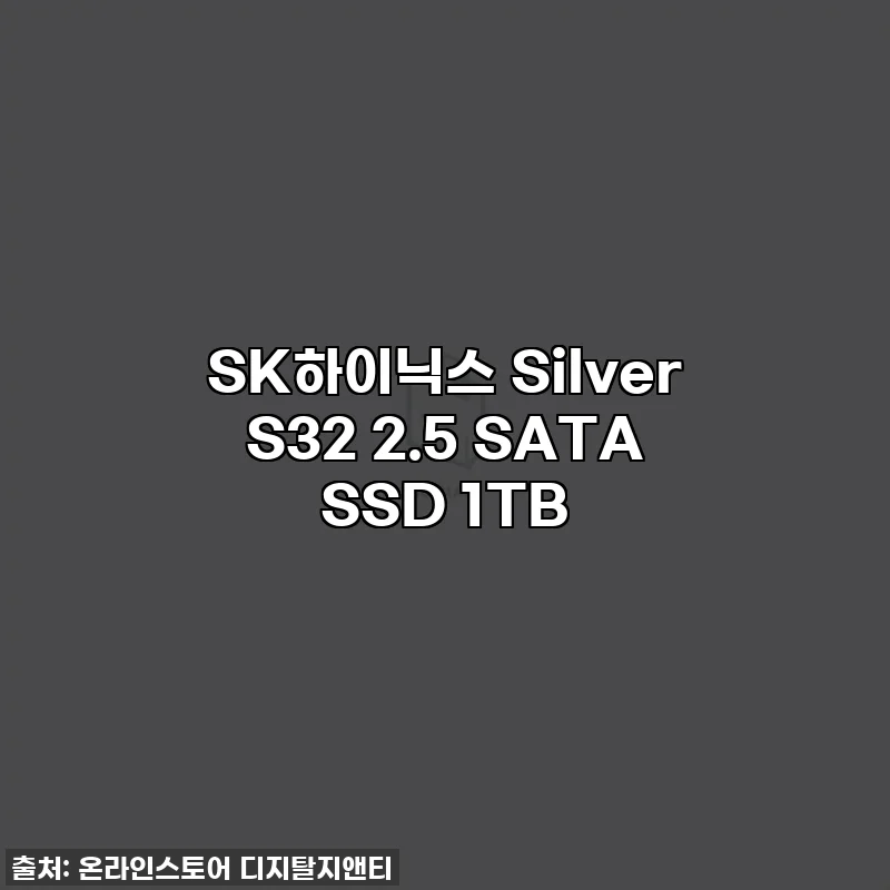 SK하이닉스 Silver S32 2.5 SATA SSD 1TB