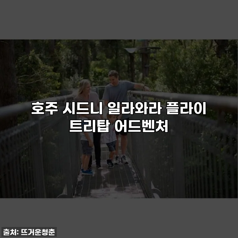 호주 시드니 일라와라 플라이 트리탑 어드벤처