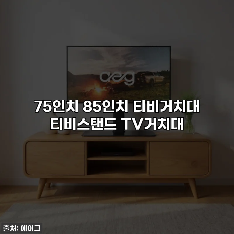 75인치 85인치 티비거치대 티비스탠드 TV거치대