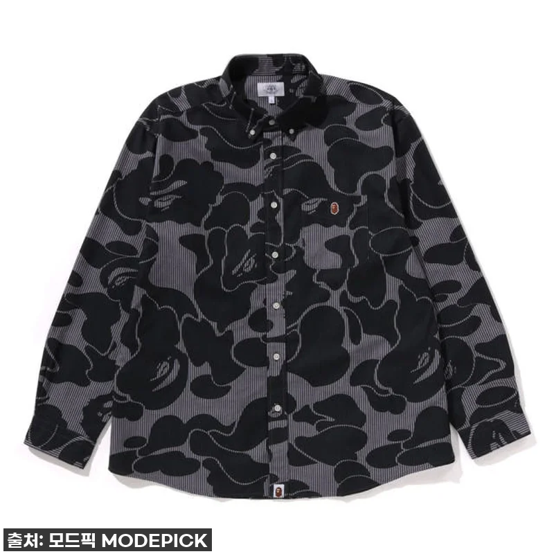 베이프 셔츠 STRIPE CAMO R 관련 이미지 1