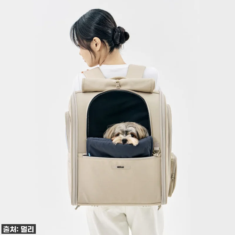 멀리 강아지 이동가방 마일러백팩 사용 관련 이미지 2