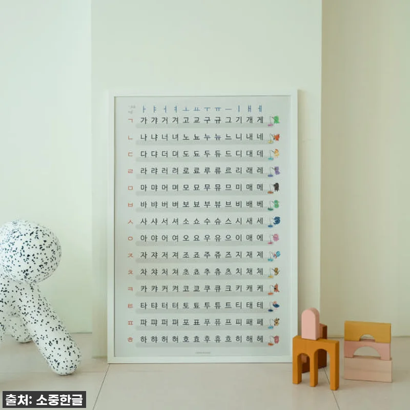 자석벽보와 앱으로 시작하는 한글 공부 관련 이미지 3