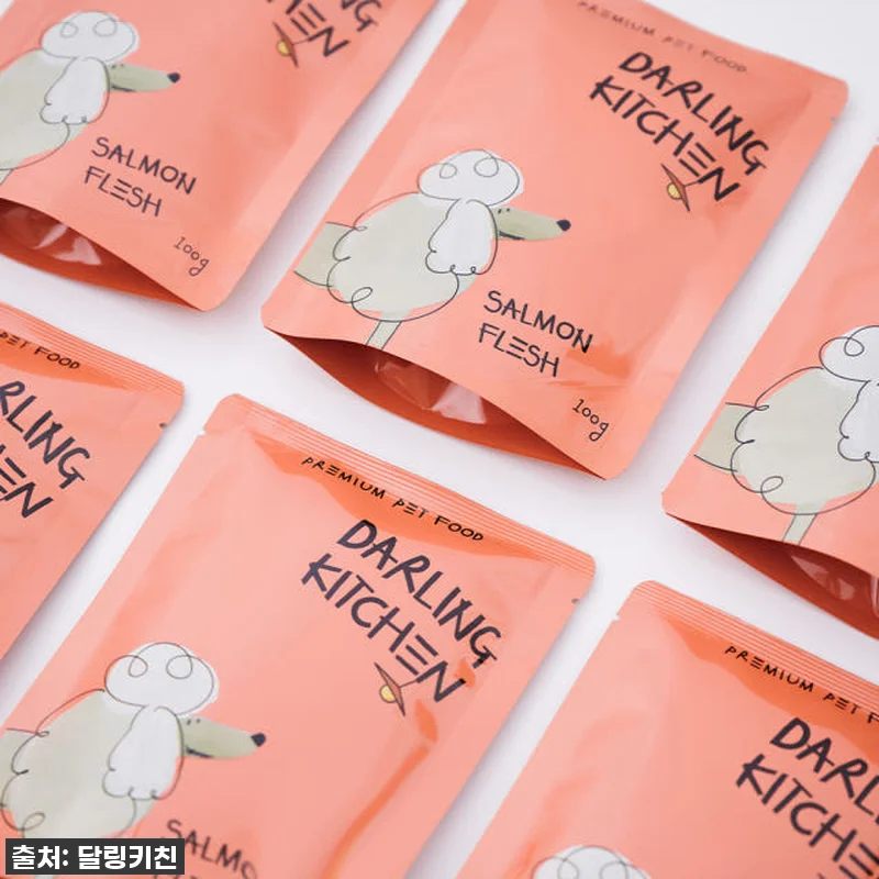 달링키친 강아지화식 대용량 연어 자연 관련 이미지 3