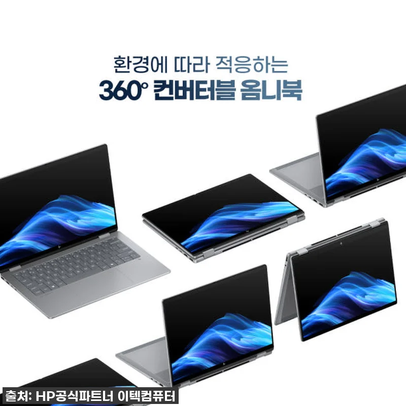 한컴/HP 옴니북X플립 14: 휴대성 관련 이미지 4