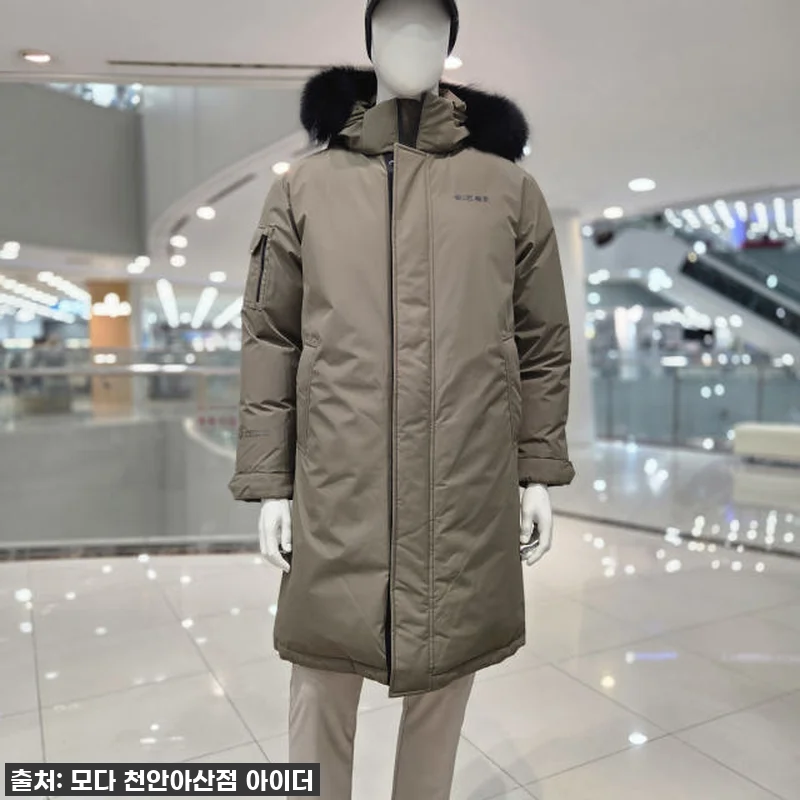 아이더 겨울 구스다운 캐시미어 코트 관련 이미지 5