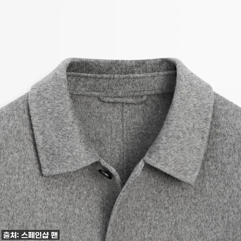 마시모두띠 울 블렌드 오버셔츠 포켓 관련 이미지 6