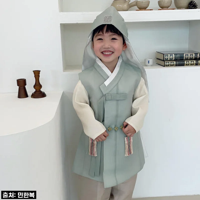 설빔 고민 끝! 민한복 민트초코 남아 한복, 고급스러움에 반해버렸지 뭐예요?