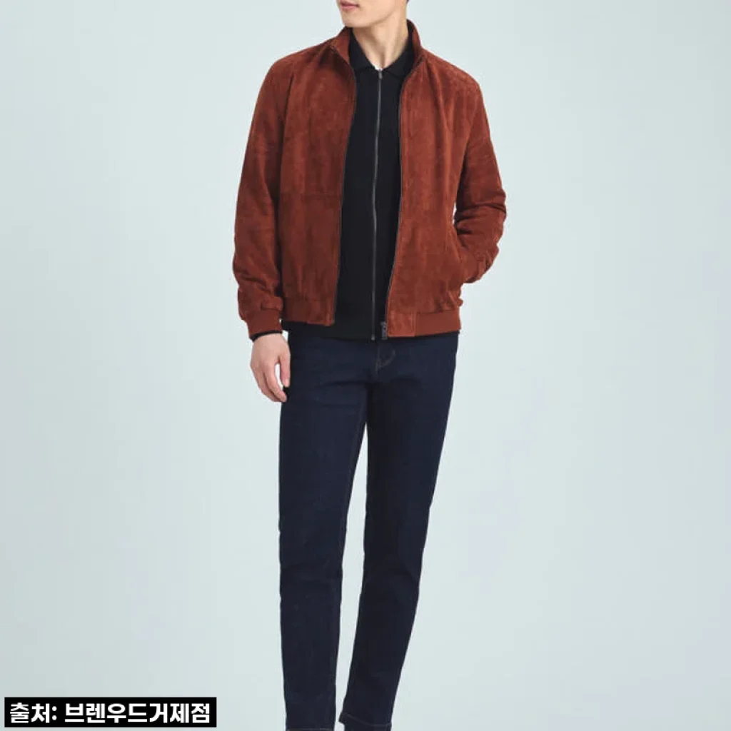 BRENTWOOD [볼더레더] 고트스웨이드 블루종 BRUDX25111ORX: 올가을, 나를 위한 완벽한 선택!