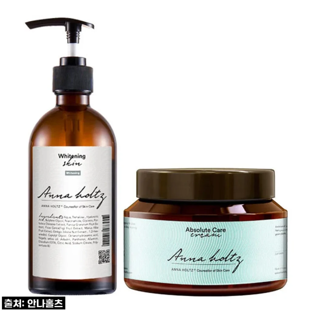 안나홀츠 여성 미백 스킨 300ml & 압솔루트 탄력 크림 420g 2종 세트 사용 후기