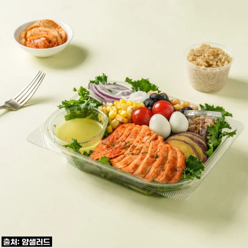 얌샐러드 4주 정기배송 도시락, 직접 먹어보니 든든함과 신선함이 살아있네요