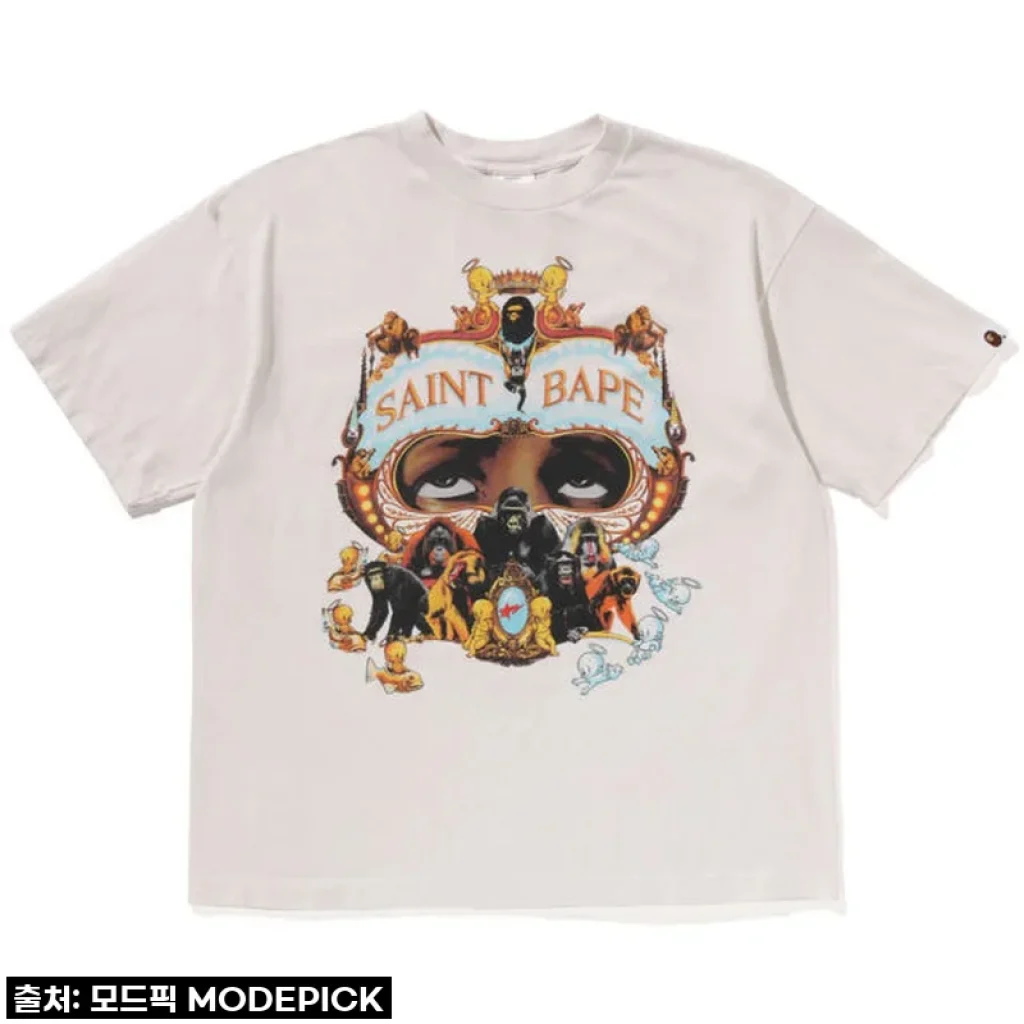 베이프 X SAINT MXXXXXX 반팔티 GENERATION TEE 사용후기