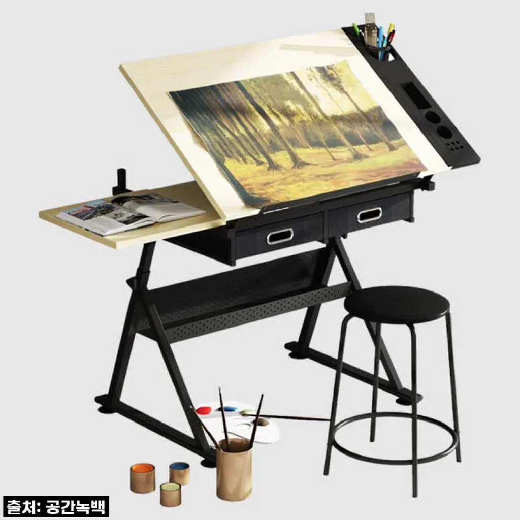 드로잉테이블 전문가용 책상용 이젤 철제 그림 사용후기