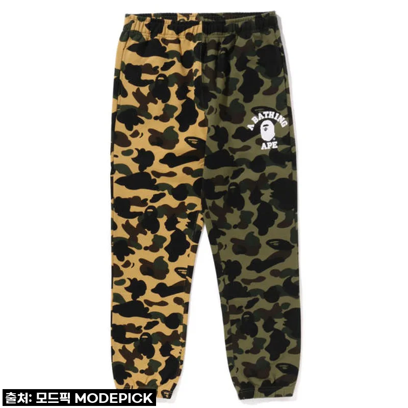 베이프 바지 1ST CAMO SEPARATE REGULAR FIT SWEAT PANTS 사용 후기