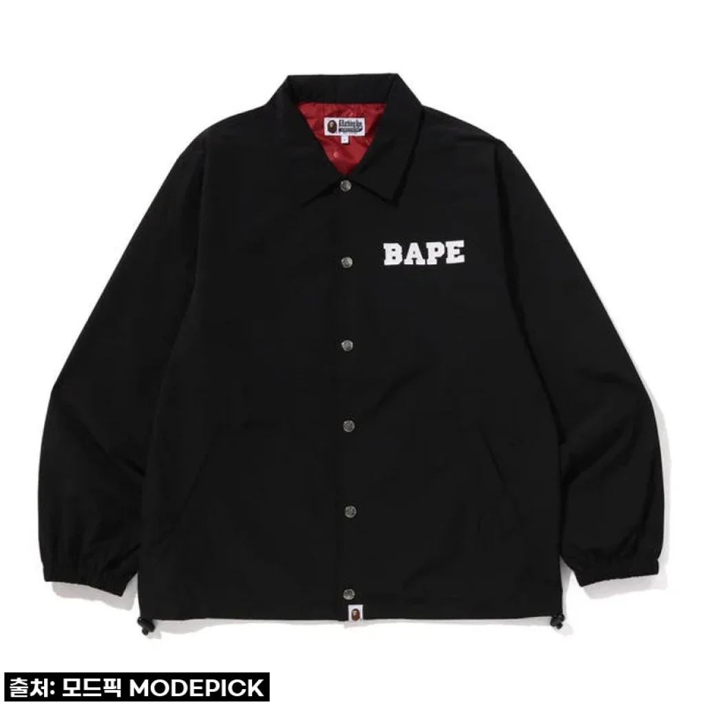 베이프 자켓 COLLEGE COACH JACKET 1L80-140-008, 직접 입어본 후기