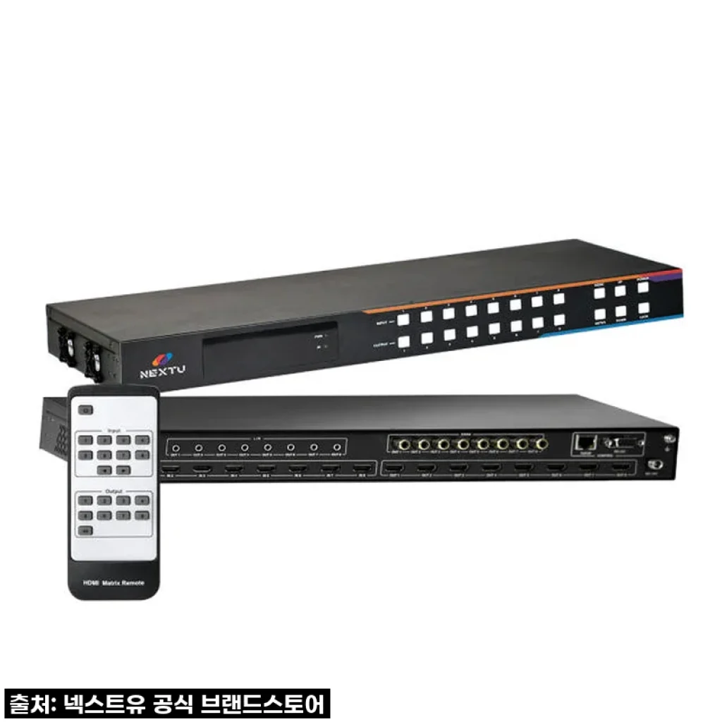 매켄다 8x8 HDMI2.0 ARC 매트릭스 스위치 HV5388UHDM 사용후기와 구매팁