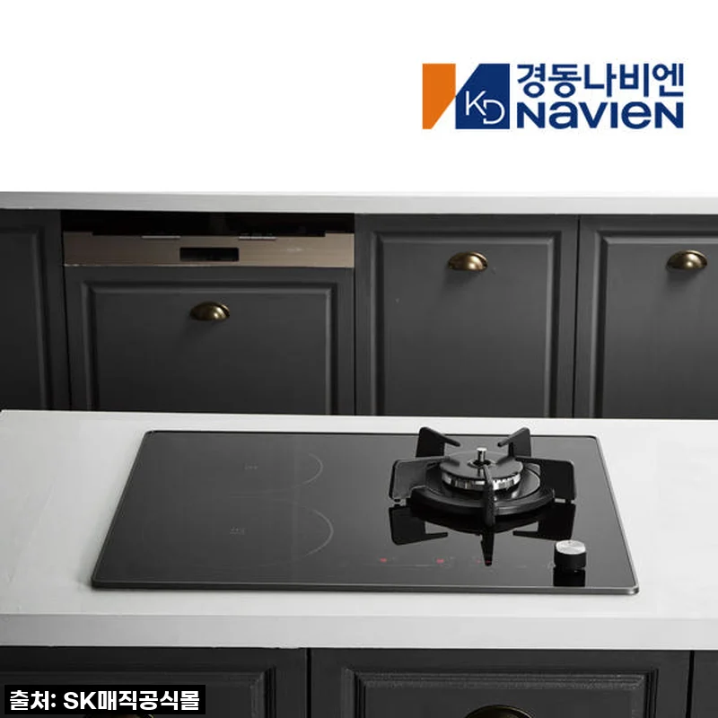 가스연결 방문설치 3구 하이브리드 인덕션 렌지 ERG-5003 사용후기