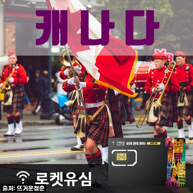 로켓유심 캐나다 매일 300MB 무제한데이터 (70일 플랜) 사용후기
