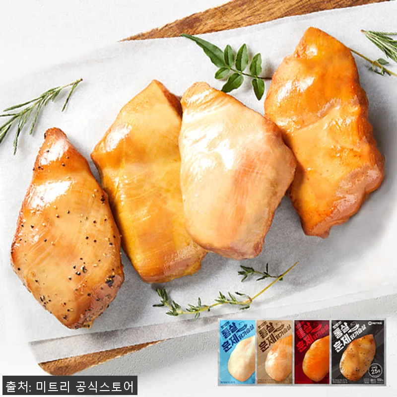 미트리 통살 훈제 닭가슴살 4종 32 관련 이미지 1