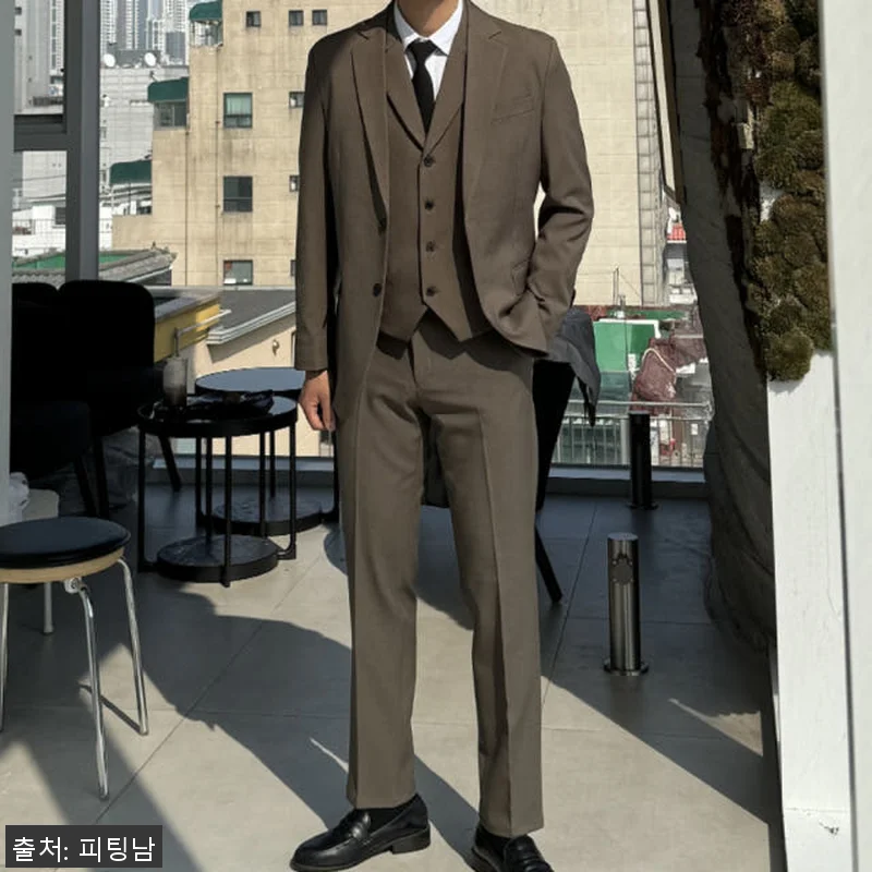 남자 피머 봄 가을 사계절 스판 면접 관련 이미지 1