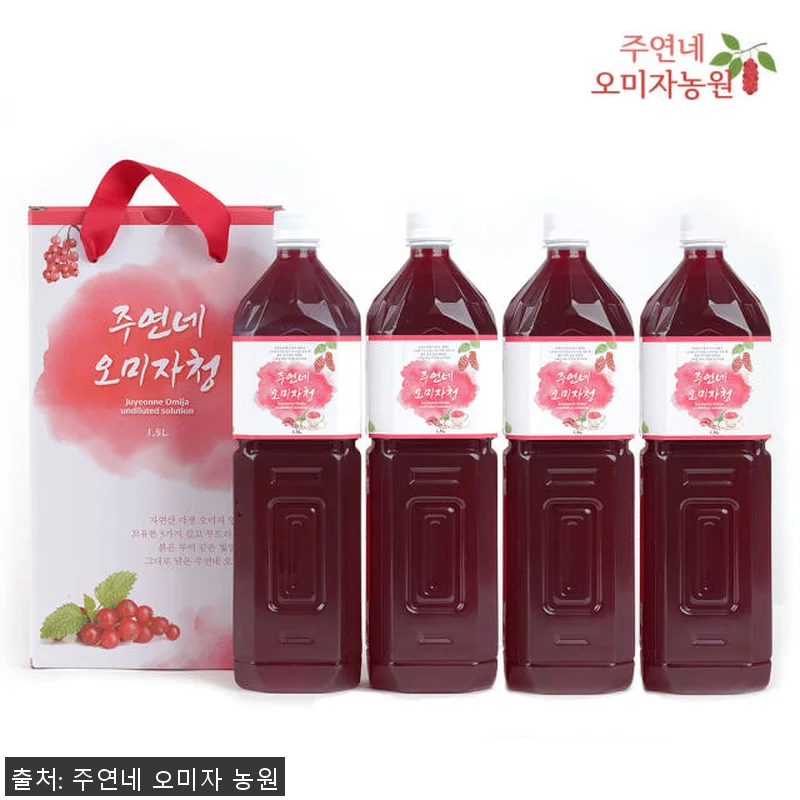 인제 오미자청 원액 선물세트 사용후기 관련 이미지 1