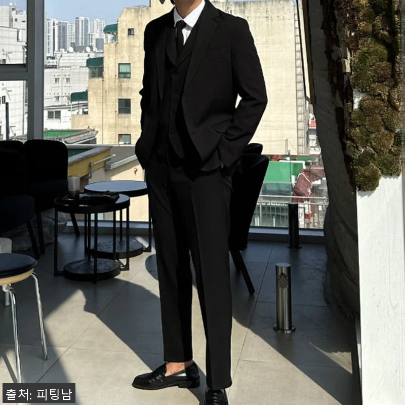 남자 피머 봄 가을 사계절 스판 면접 관련 이미지 2