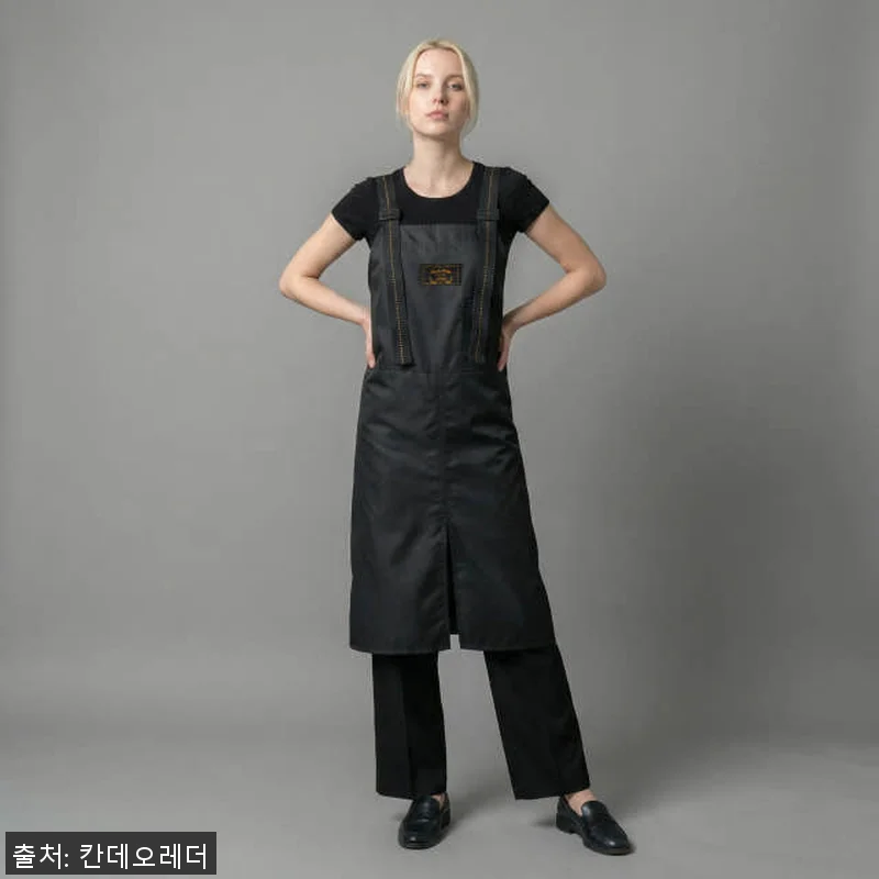 반츠 블랙팟 방수 미용 앞치마 사용후 관련 이미지 2