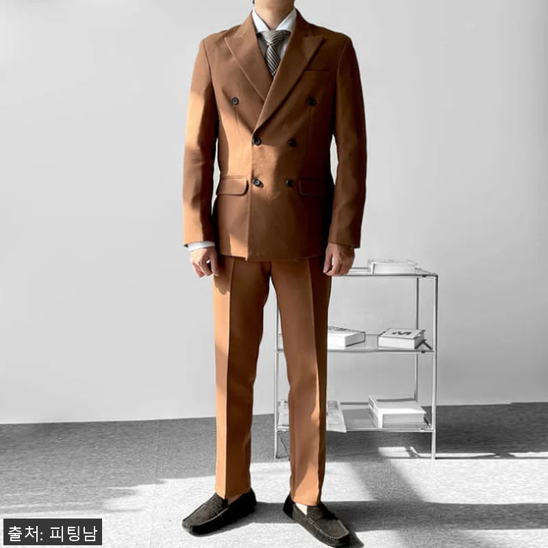남자 제프리스 봄 가을 더블 버튼 셋 관련 이미지 2