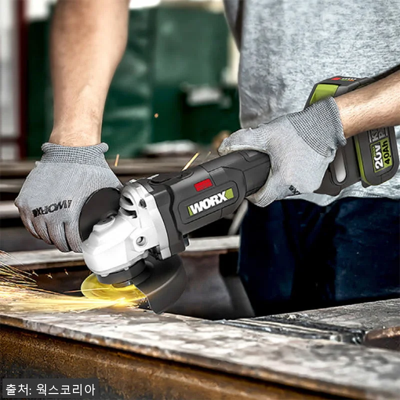 웍스 충전 앵글 그라인더 100mm 관련 이미지 2