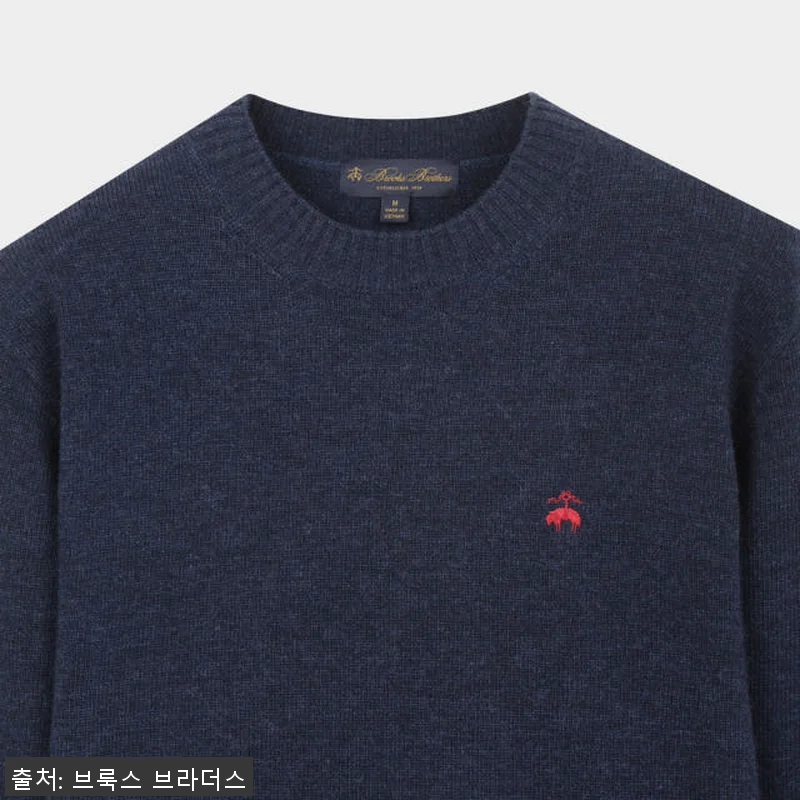 브룩스브라더스 울 솔리드 풀오버(네이 관련 이미지 4
