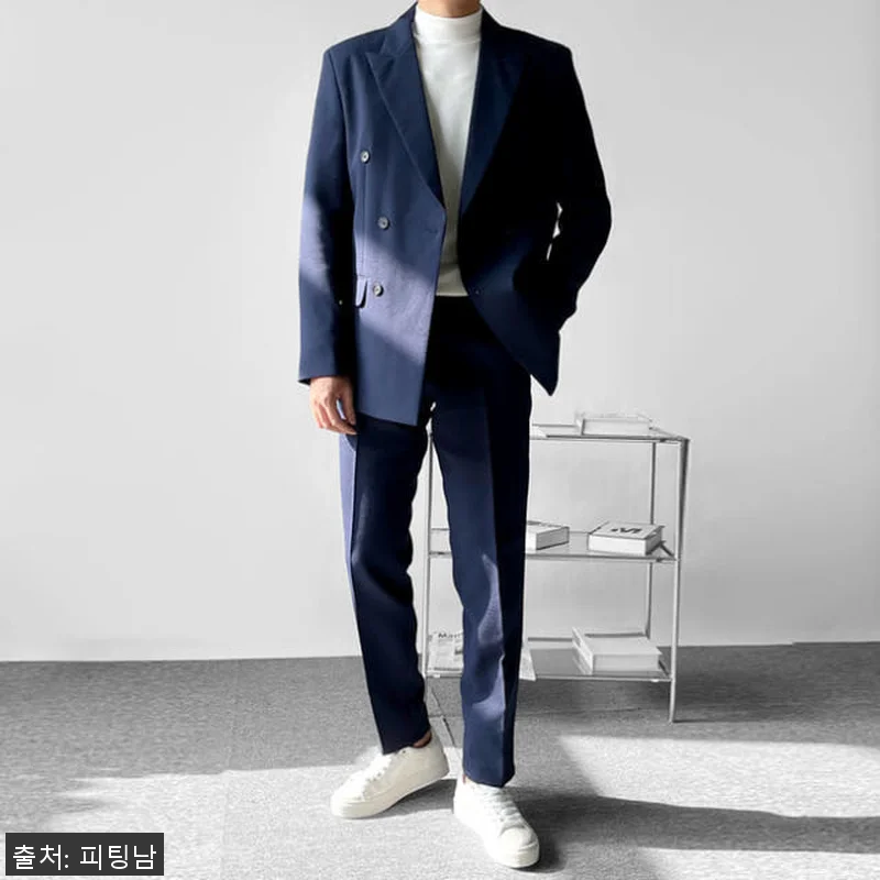 남자 제프리스 봄 가을 더블 버튼 셋 관련 이미지 4