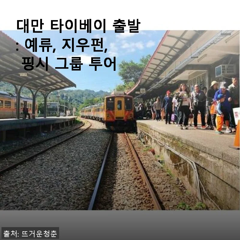 대만 타이베이 출발: 예류, 지우펀, 핑시 그룹 투어 사용 후기