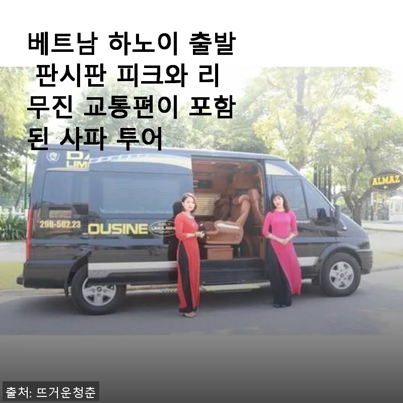 베트남 하노이 출발 판시판 피크와 리무진 교통편 포함 사파 투어 사용후기