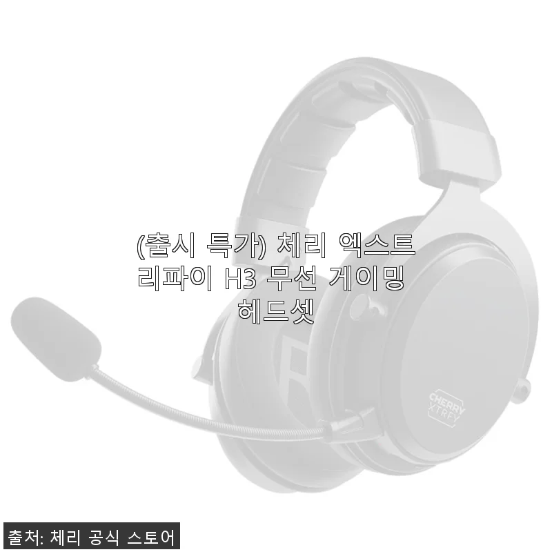 체리 엑스트리파이 H3 무선 게이밍 헤드셋 사용 후기