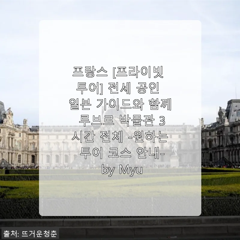 프랑스 루브르 박물관 전세 투어 후기 - 일본 공인 가이드와 함께한 특별한 경험