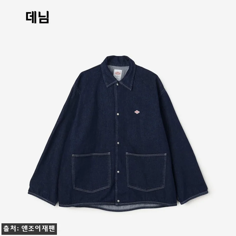 단톤 코튼 데님 커버 올 재킷 남성 관련 이미지 3