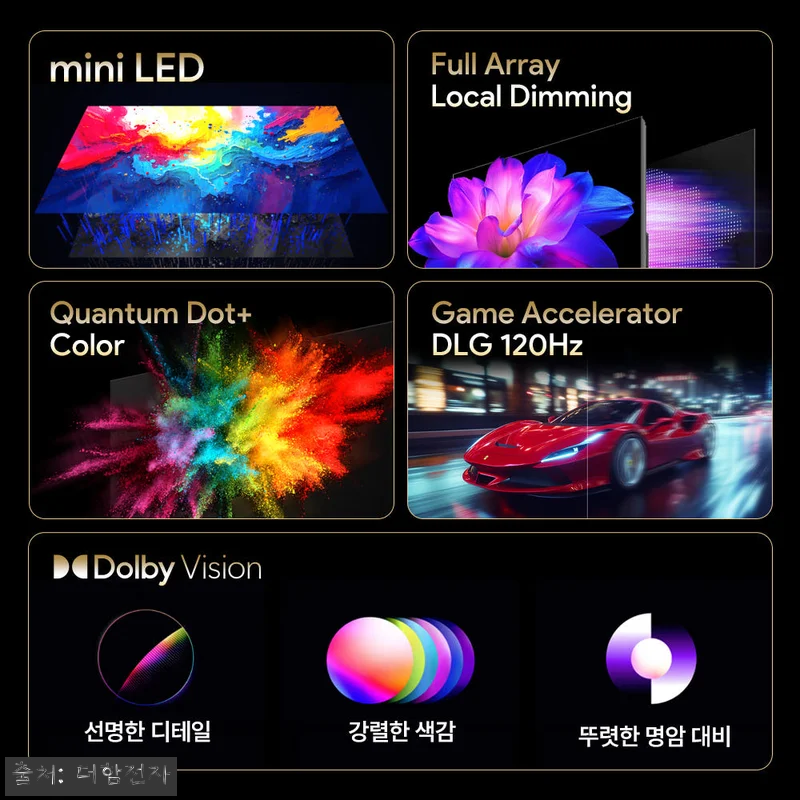QD 미니LED 스마트티비 140cm 관련 이미지 3
