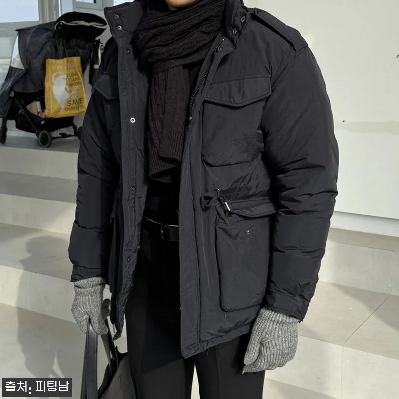 남자 툴로 오버핏 겨울 웰론 야상 패 관련 이미지 4