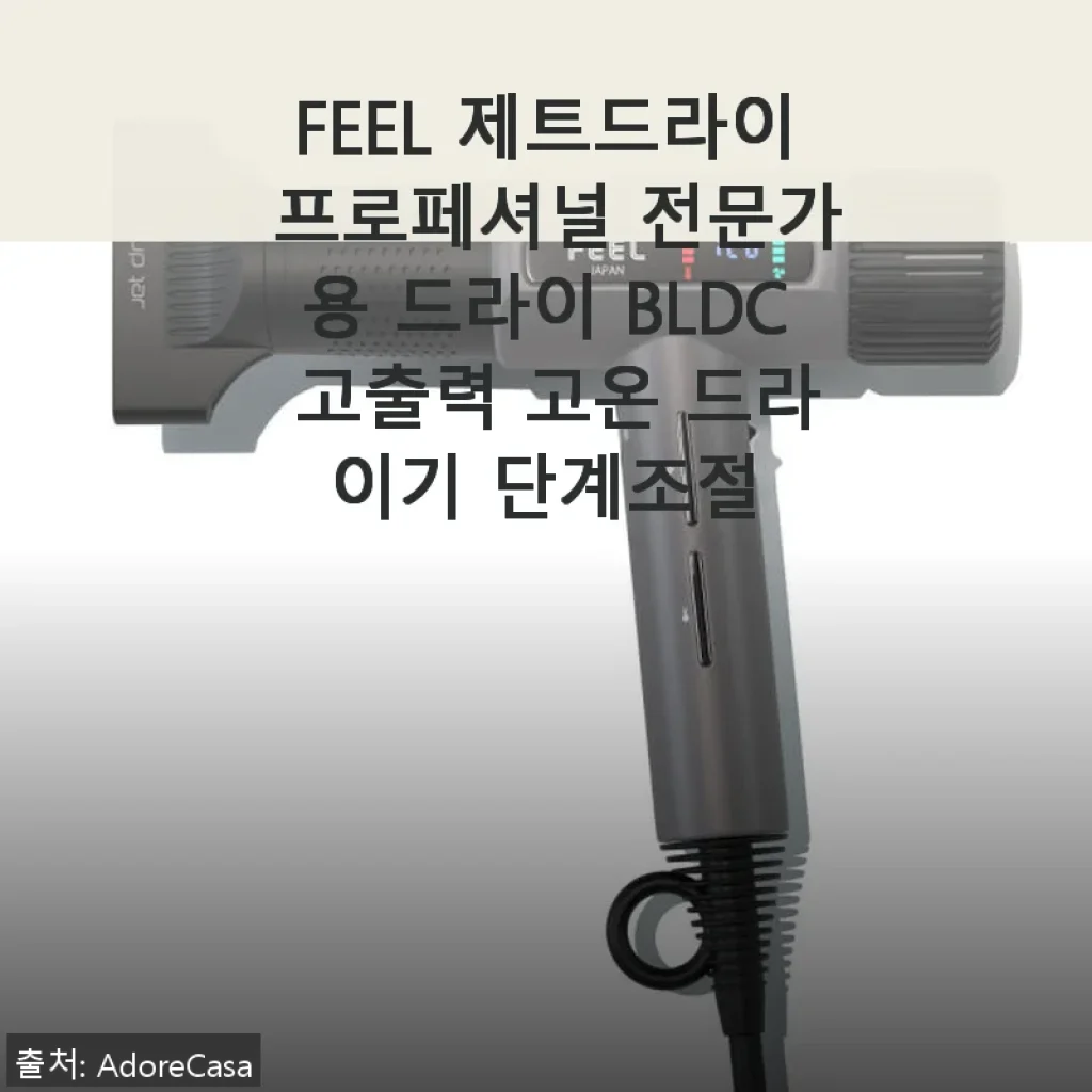 FEEL 제트드라이 프로페셔널 전문가용 드라이기 사용후기