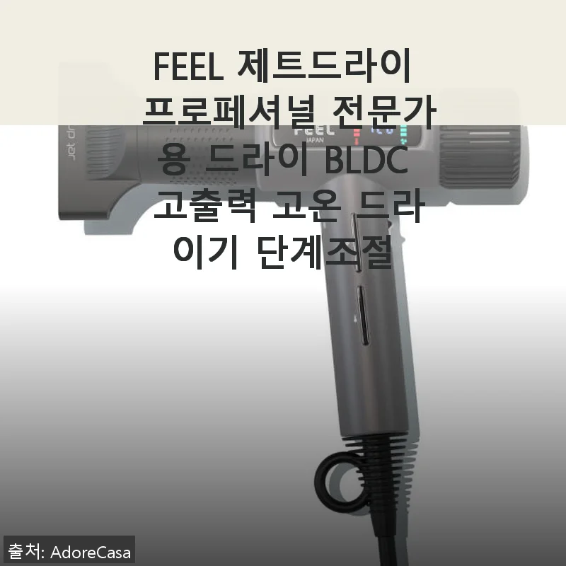 FEEL 제트드라이 프로페셔널 전문가용 드라이기 사용후기