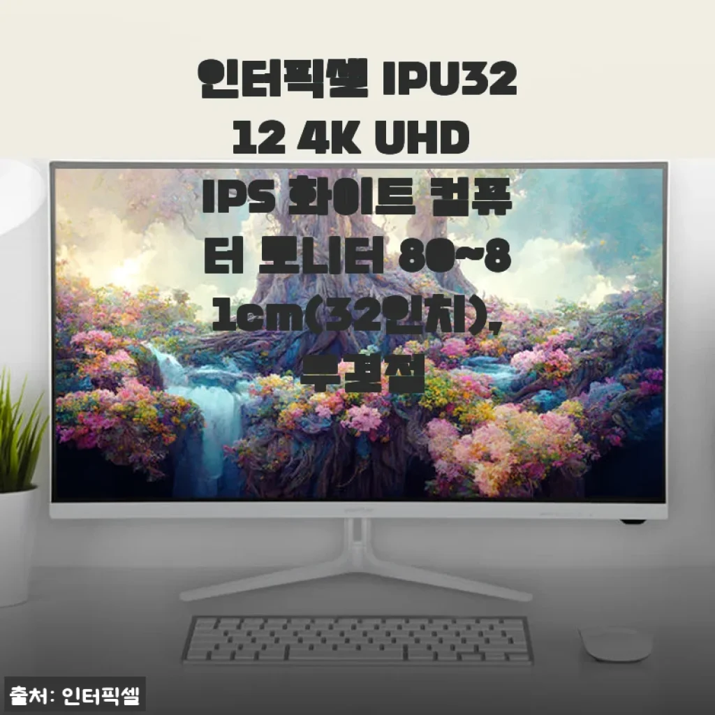인터픽셀 IPU3212 4K UHD IPS 화이트 32인치 모니터 사용후기