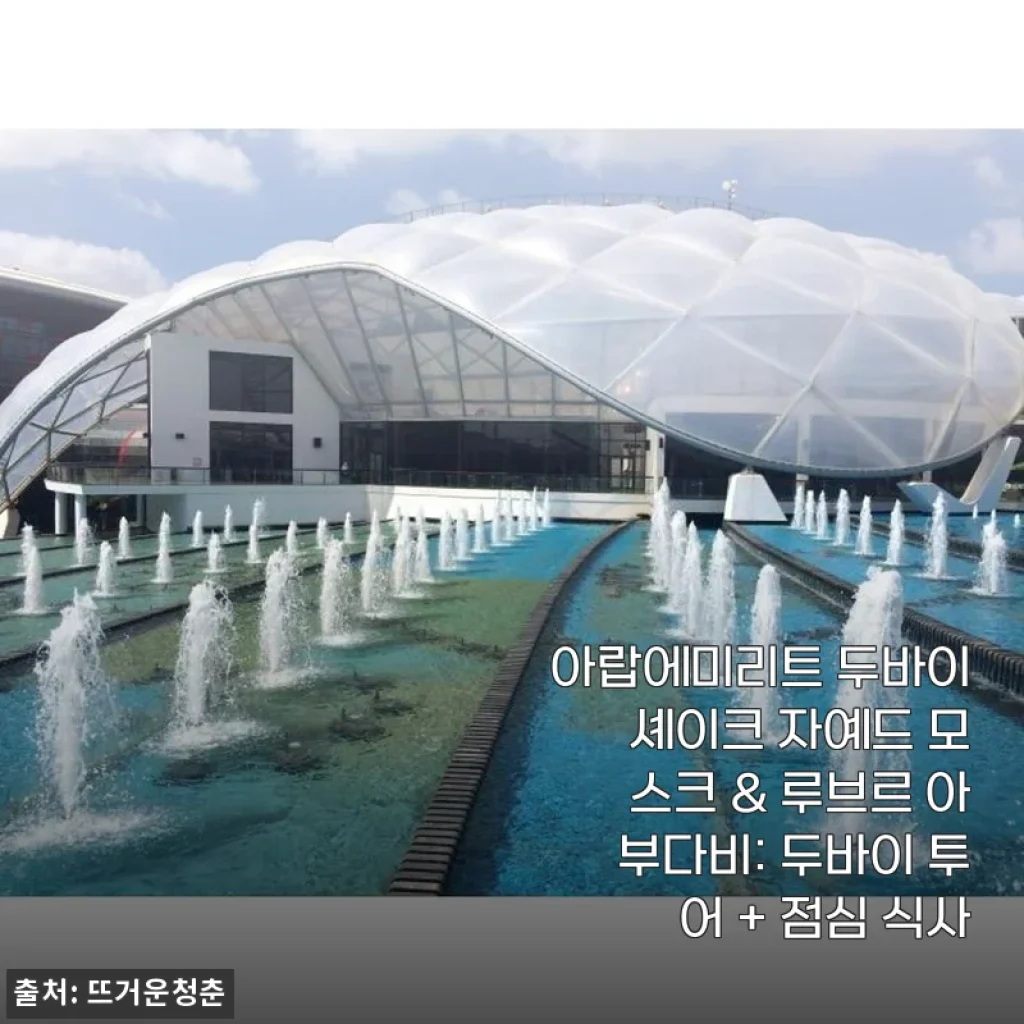 아랍에미리트 두바이 셰이크 자예드 모스크 & 루브르 아부다비 투어 후기