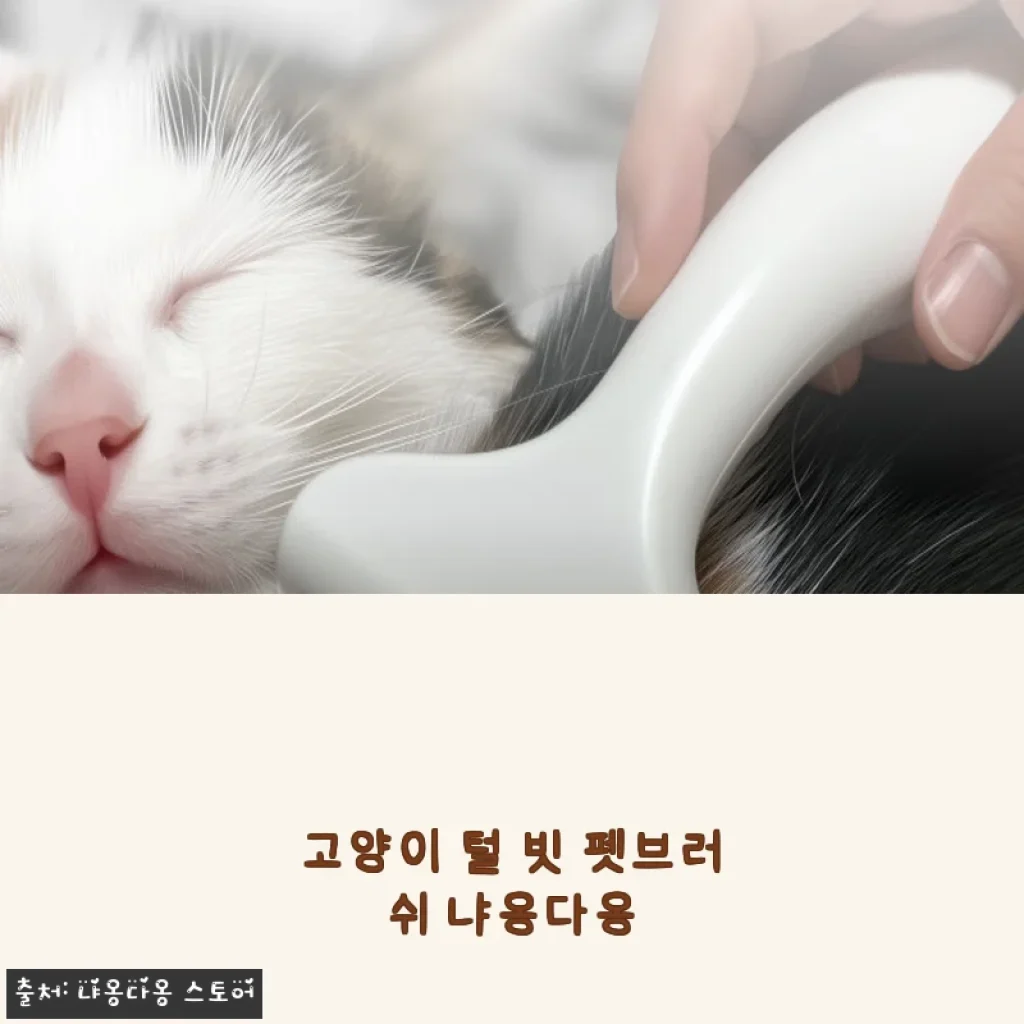 냐옹다옹 프리미엄 고양이 빗 사용후기, 직접 써보니 정말 다르네요