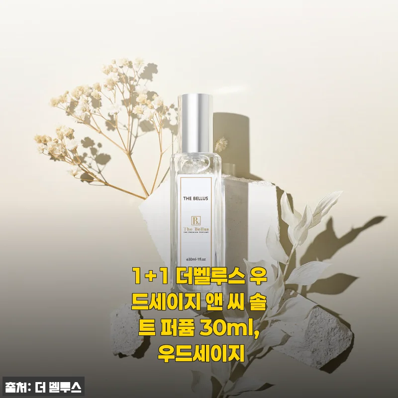 1+1 더벨루스 우드세이지 앤 씨 솔트 퍼퓸 30ml, 우드세이지 사용후기